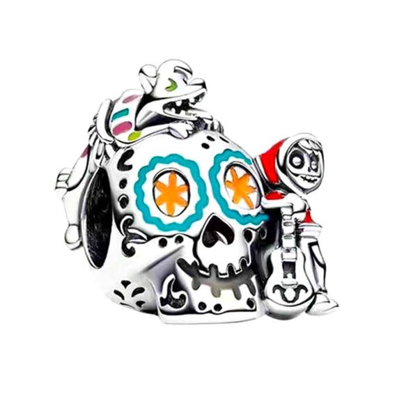 Women’s 925 Sterling Silver Disney Inspired COCO Colorful Charm/Pendant - NWT - Picture 1 of 4